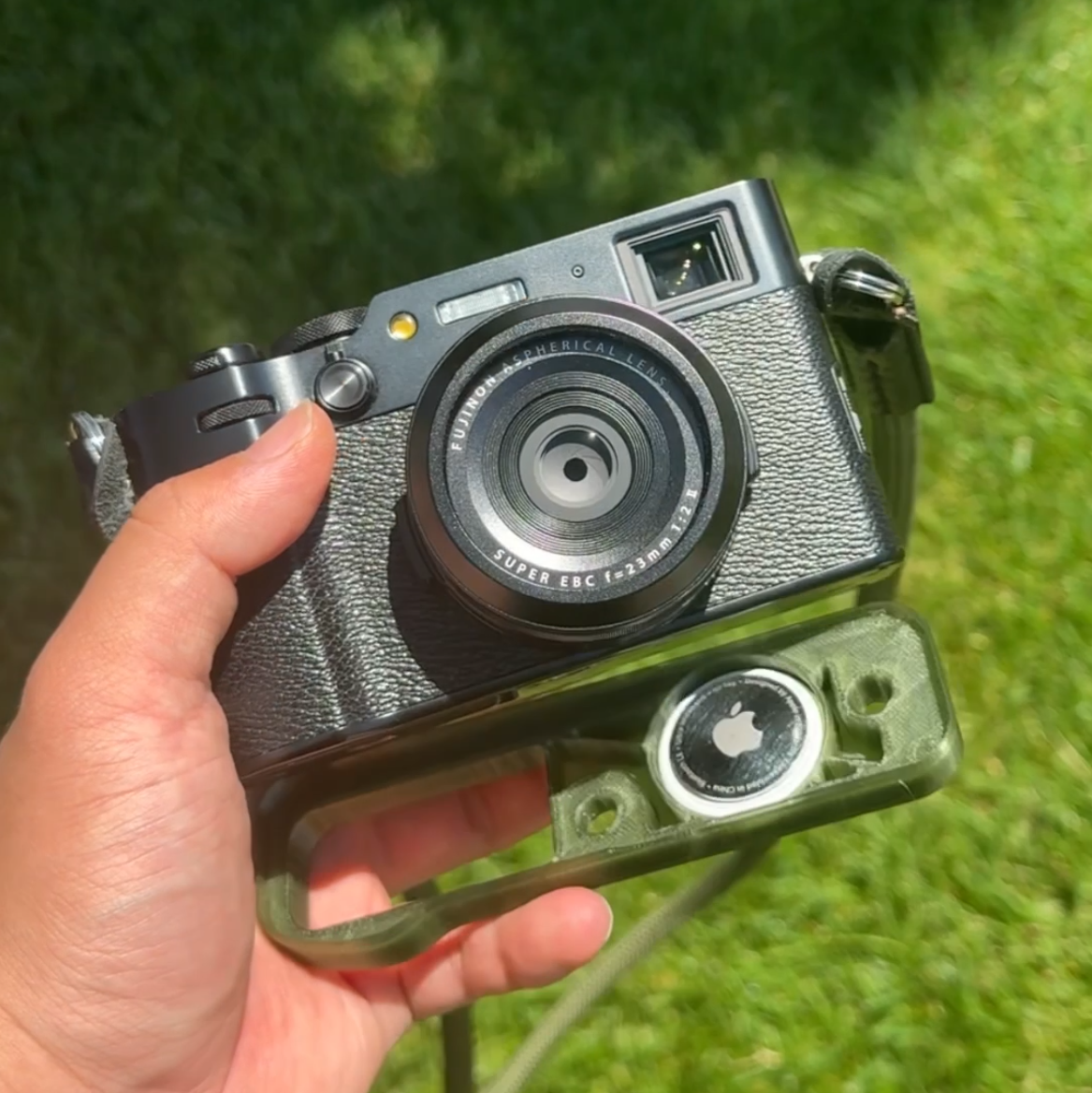 Colored Baseplate for Fuji X100VI (w/ Apple Airtag Compartment)