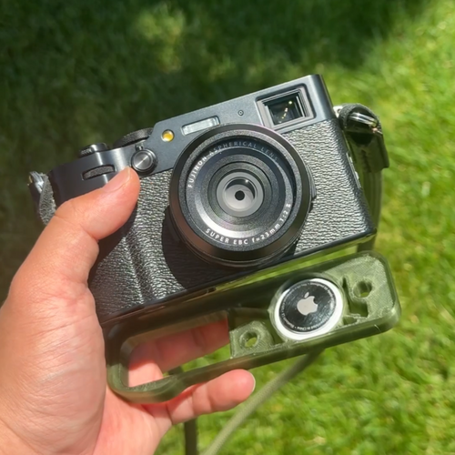 Colored Baseplate for Fuji X100VI (w/ Apple Airtag Compartment)
