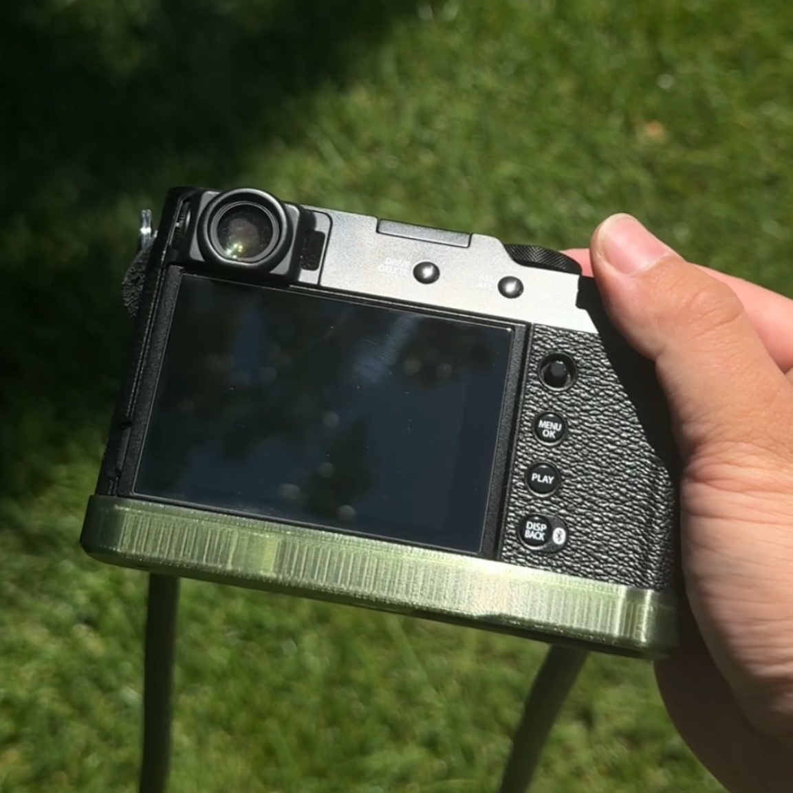 Colored Baseplate for Fuji X100VI (w/ Apple Airtag Compartment)