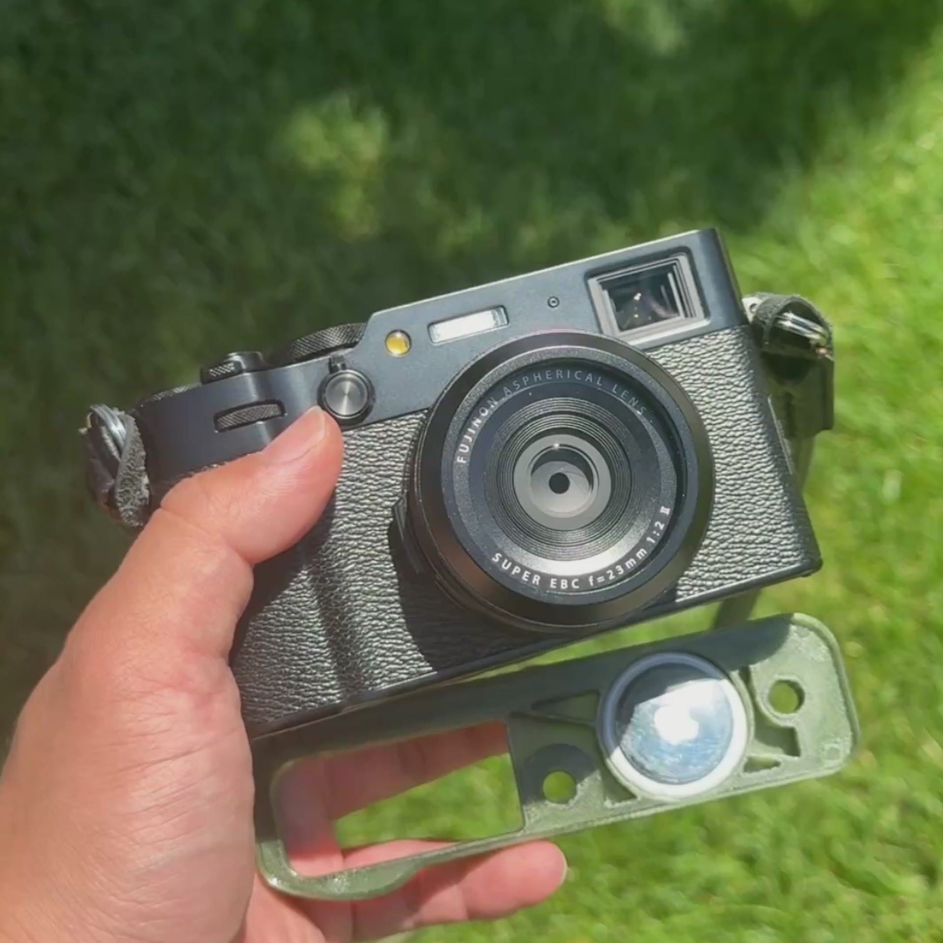 Colored Baseplate for Fuji X100VI (w/ Apple Airtag Compartment)